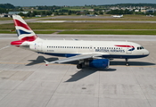 British Airways Airbus A319-131 (G-EUOA) at  Zurich - Kloten, Switzerland