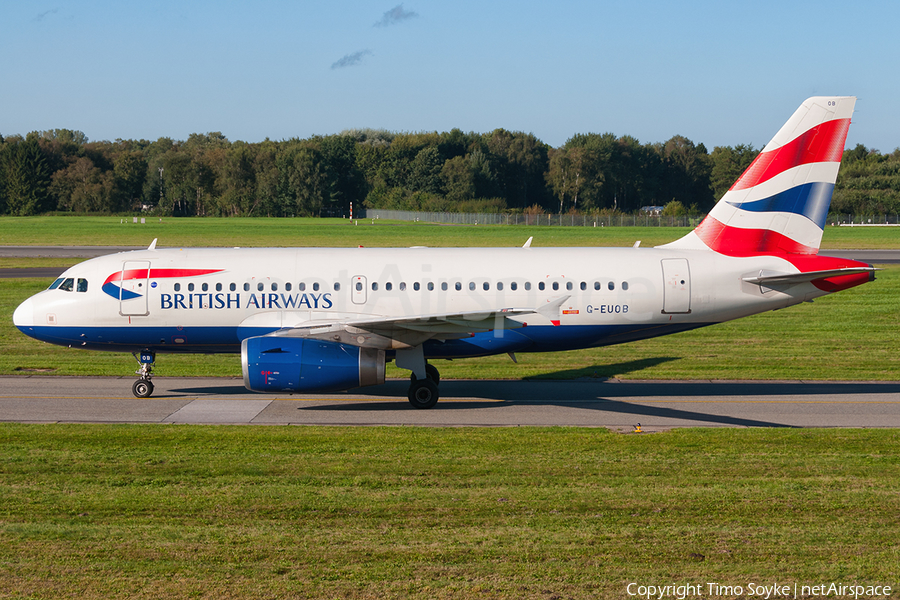 British Airways Airbus A319-131 (G-EUOB) | Photo 126316