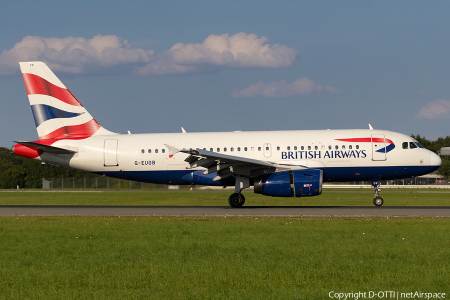 British Airways Airbus A319-131 (G-EUOB) | Photo 181463