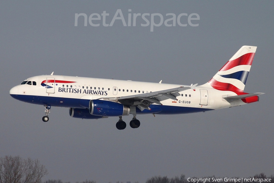 British Airways Airbus A319-131 (G-EUOB) | Photo 22135