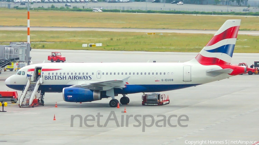 British Airways Airbus A319-131 (G-EUOB) | Photo 249310