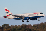 British Airways Airbus A319-131 (G-EUOB) at  Hamburg - Fuhlsbuettel (Helmut Schmidt), Germany