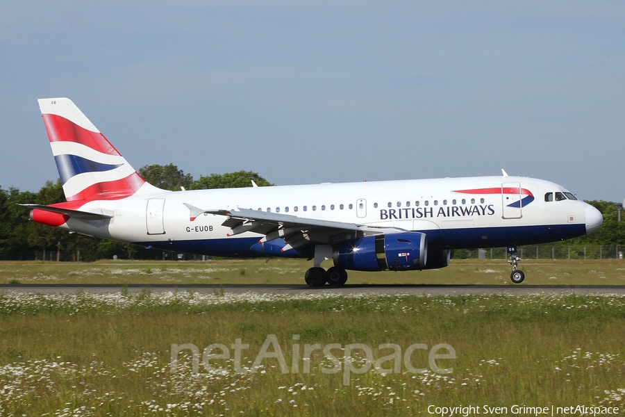 British Airways Airbus A319-131 (G-EUOB) | Photo 329697