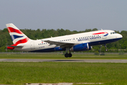 British Airways Airbus A319-131 (G-EUOB) at  Hamburg - Fuhlsbuettel (Helmut Schmidt), Germany