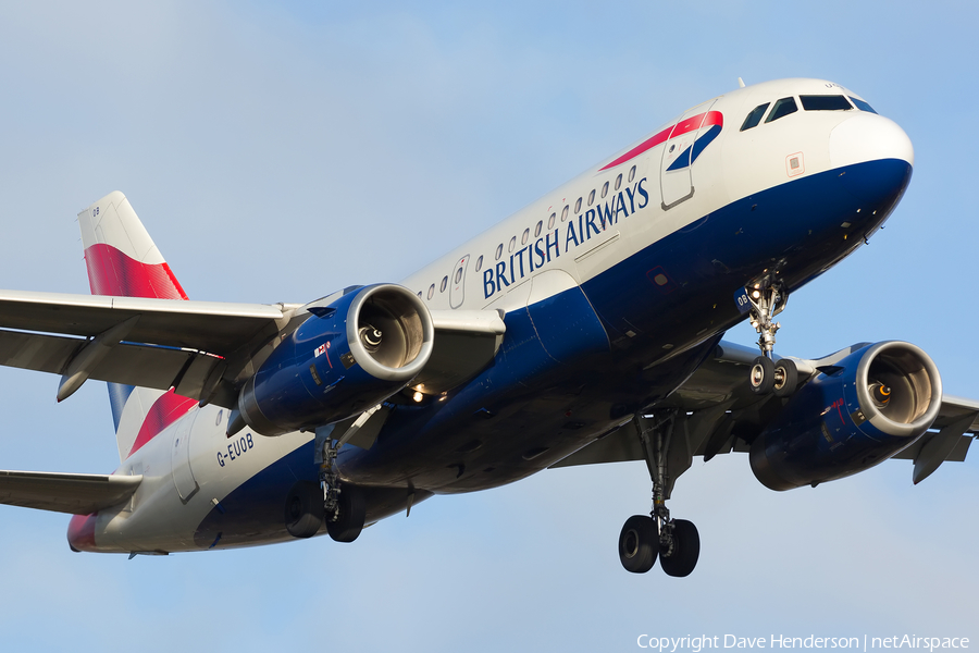 British Airways Airbus A319-131 (G-EUOB) | Photo 100522