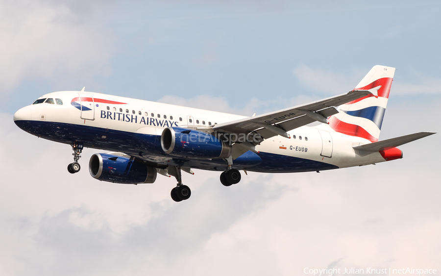 British Airways Airbus A319-131 (G-EUOB) | Photo 107630