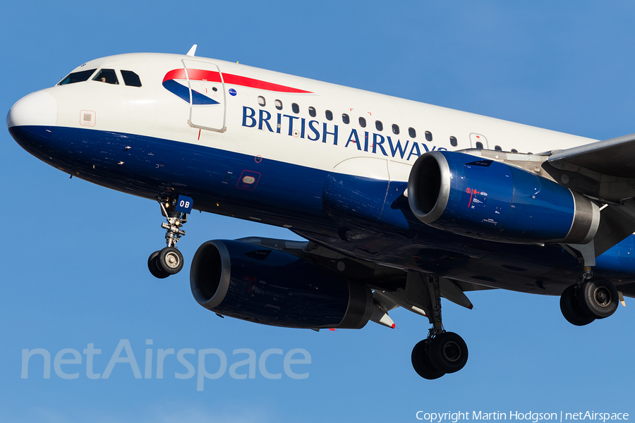 British Airways Airbus A319-131 (G-EUOB) | Photo 130250