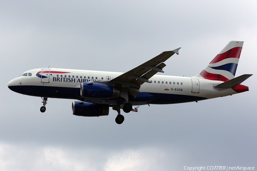 British Airways Airbus A319-131 (G-EUOB) | Photo 257539