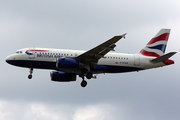 British Airways Airbus A319-131 (G-EUOB) at  London - Heathrow, United Kingdom