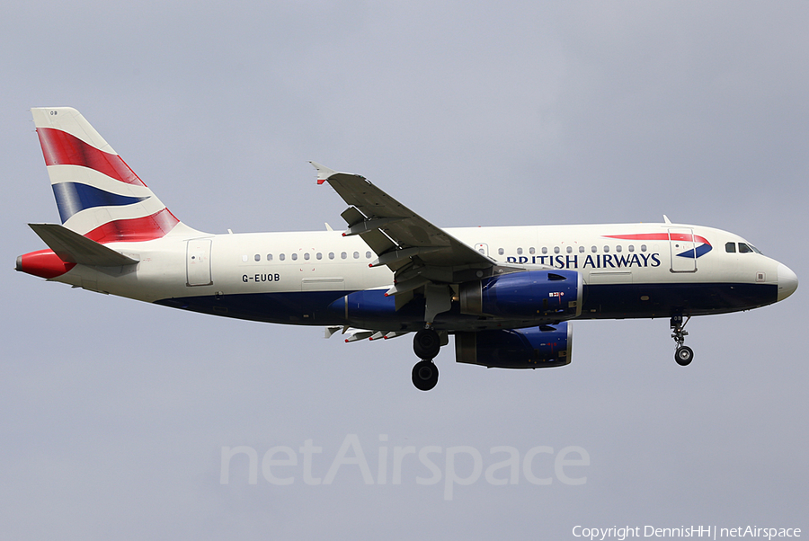 British Airways Airbus A319-131 (G-EUOB) | Photo 394551