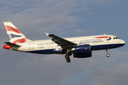 British Airways Airbus A319-131 (G-EUOB) at  London - Heathrow, United Kingdom