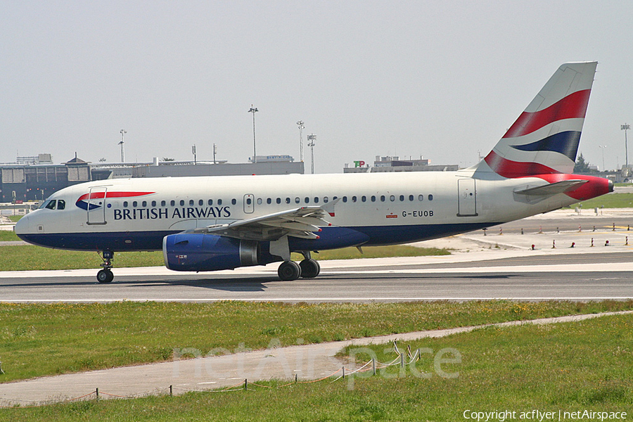 British Airways Airbus A319-131 (G-EUOB) | Photo 322090
