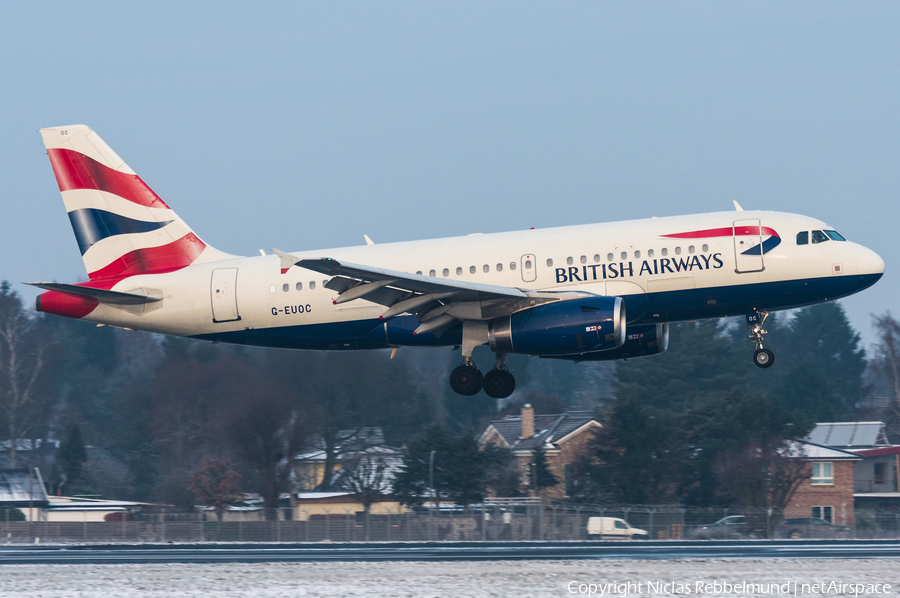 British Airways Airbus A319-131 (G-EUOC) | Photo 289814
