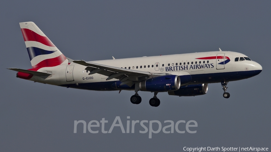 British Airways Airbus A319-131 (G-EUOD) | Photo 230473