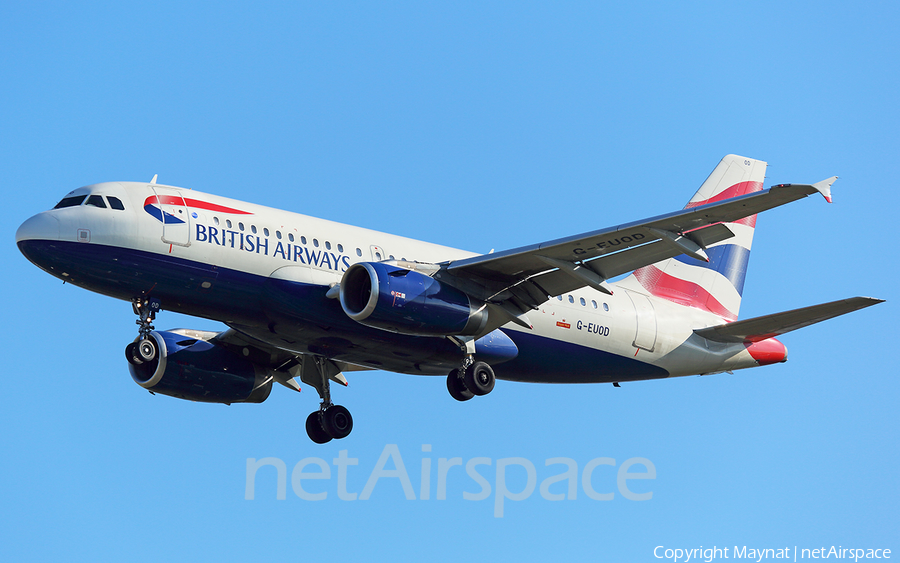British Airways Airbus A319-131 (G-EUOD) | Photo 282942