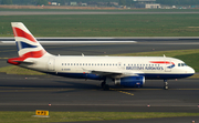 British Airways Airbus A319-131 (G-EUOD) at  Dusseldorf - International, Germany