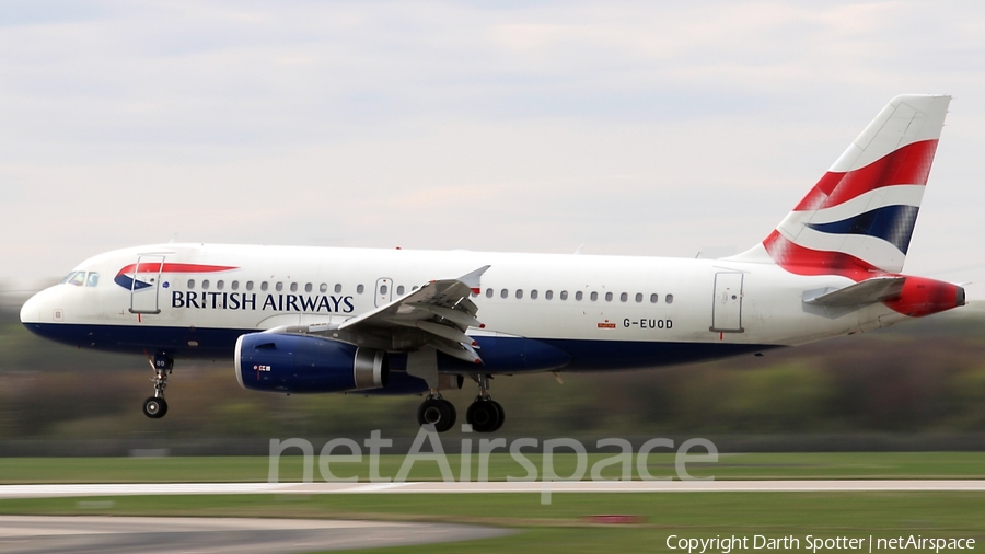 British Airways Airbus A319-131 (G-EUOD) | Photo 206194