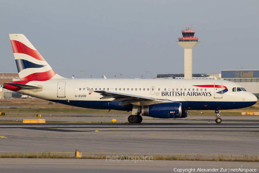 British Airways Airbus A319-131 (G-EUOD) | Photo 125899
