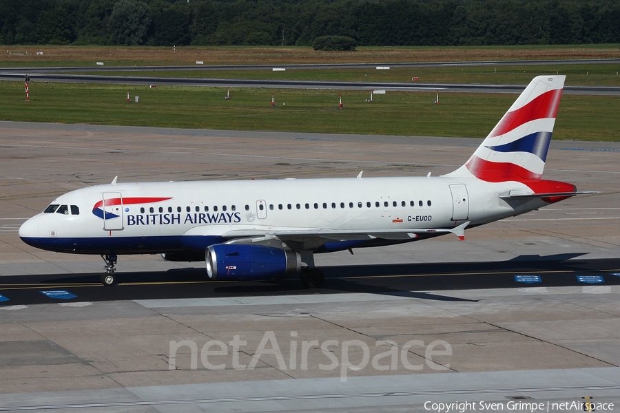 British Airways Airbus A319-131 (G-EUOD) | Photo 29212