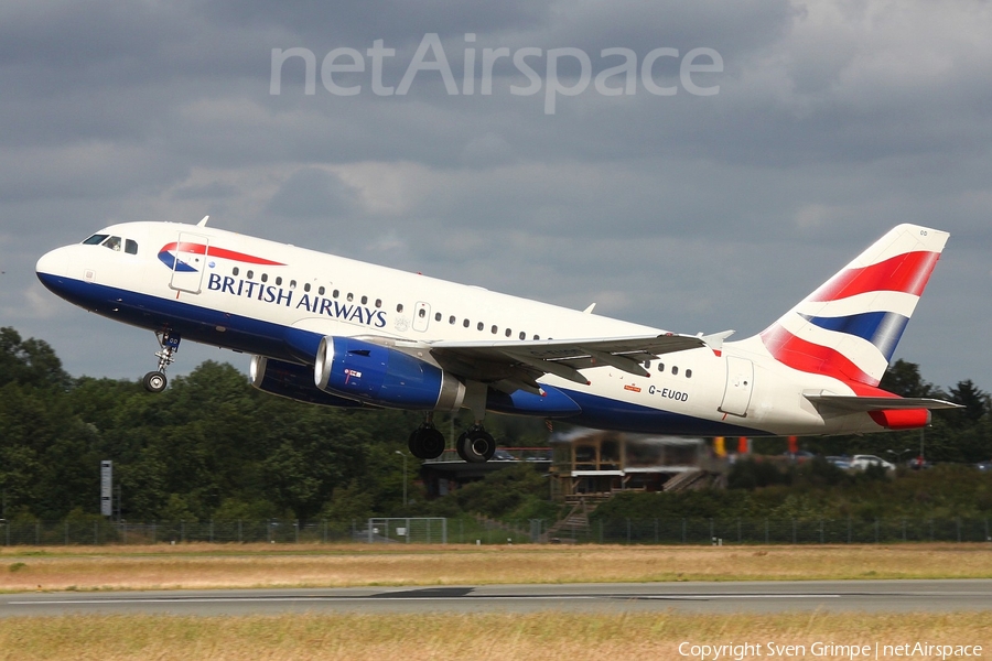 British Airways Airbus A319-131 (G-EUOD) | Photo 50275