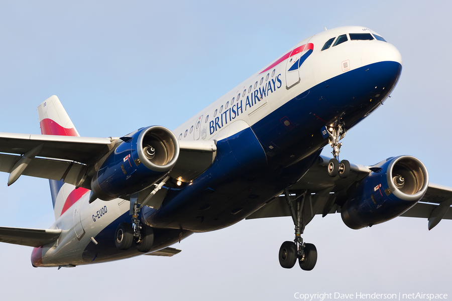 British Airways Airbus A319-131 (G-EUOD) | Photo 100521