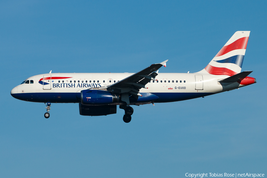 British Airways Airbus A319-131 (G-EUOD) | Photo 300966