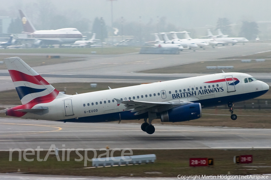 British Airways Airbus A319-131 (G-EUOD) | Photo 11926