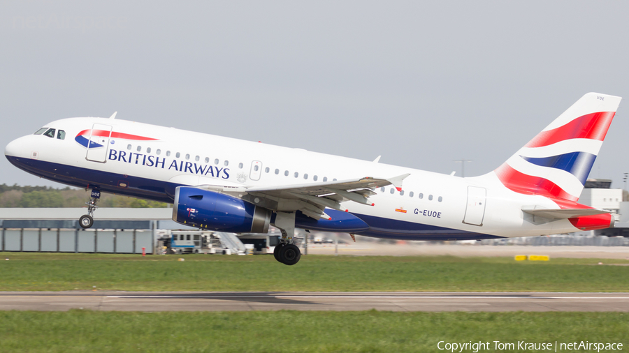 British Airways Airbus A319-131 (G-EUOE) | Photo 507072