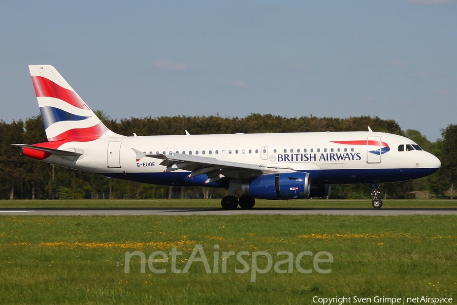 British Airways Airbus A319-131 (G-EUOE) | Photo 112085