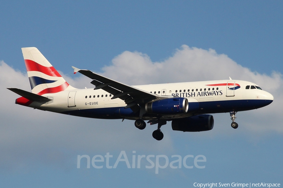 British Airways Airbus A319-131 (G-EUOE) | Photo 16761