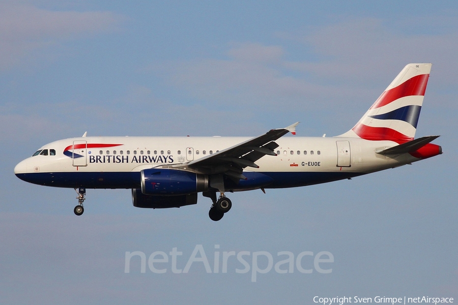British Airways Airbus A319-131 (G-EUOE) | Photo 25877
