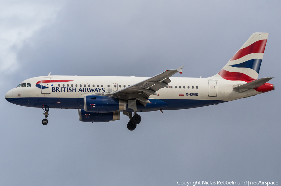 British Airways Airbus A319-131 (G-EUOE) | Photo 307081