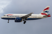 British Airways Airbus A319-131 (G-EUOE) at  Hamburg - Fuhlsbuettel (Helmut Schmidt), Germany