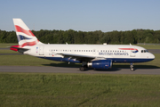 British Airways Airbus A319-131 (G-EUOE) at  Hamburg - Fuhlsbuettel (Helmut Schmidt), Germany