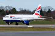 British Airways Airbus A319-131 (G-EUOE) at  Hamburg - Fuhlsbuettel (Helmut Schmidt), Germany