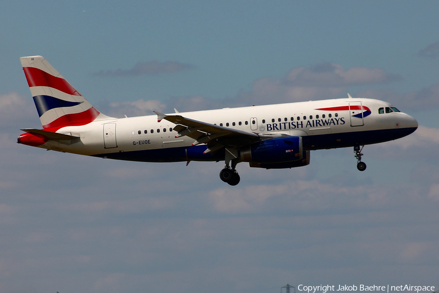 British Airways Airbus A319-131 (G-EUOE) | Photo 185618