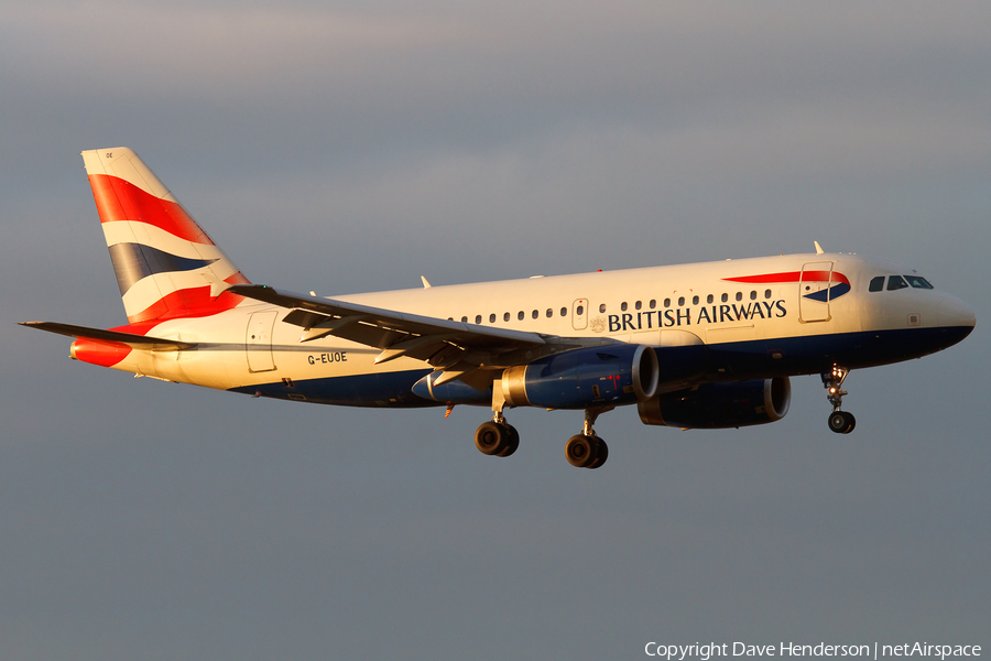British Airways Airbus A319-131 (G-EUOE) | Photo 21531