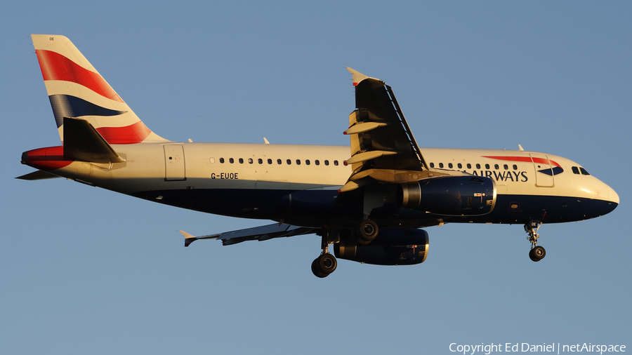 British Airways Airbus A319-131 (G-EUOE) | Photo 252062