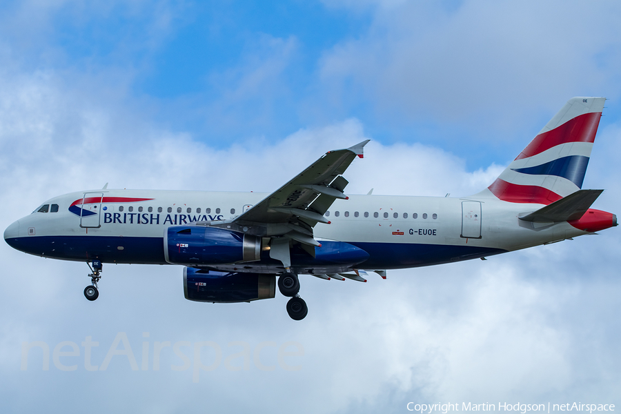 British Airways Airbus A319-131 (G-EUOE) | Photo 287207