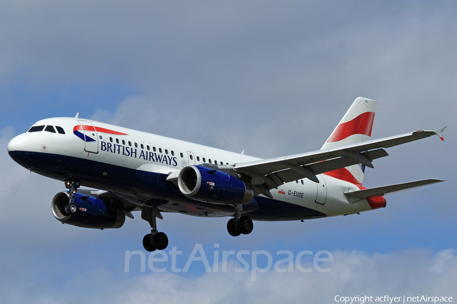 British Airways Airbus A319-131 (G-EUOE) | Photo 345875
