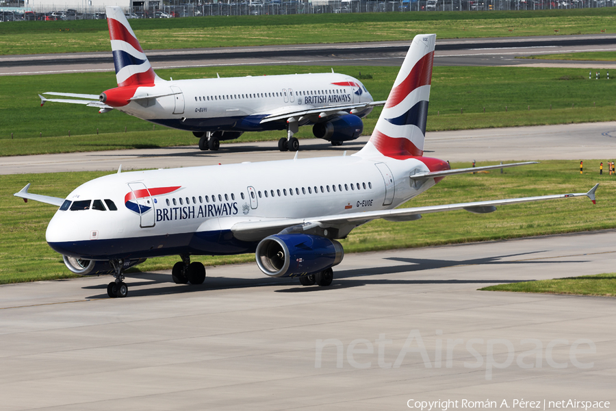 British Airways Airbus A319-131 (G-EUOE) | Photo 578645