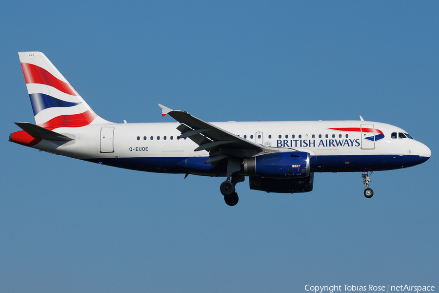 British Airways Airbus A319-131 (G-EUOE) | Photo 670194