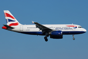 British Airways Airbus A319-131 (G-EUOE) at  London - Heathrow, United Kingdom