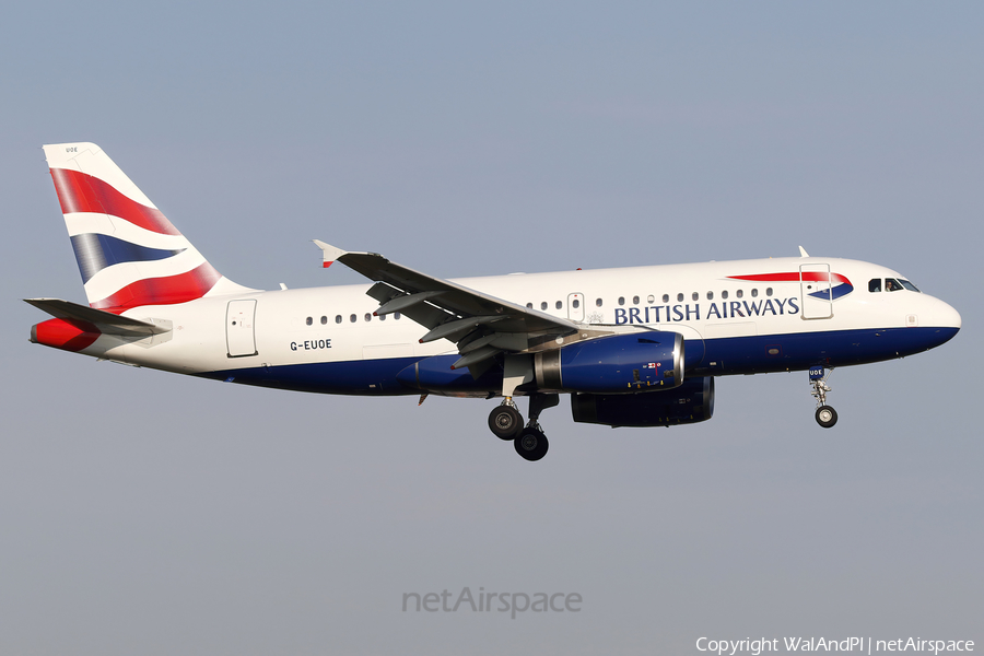 British Airways Airbus A319-131 (G-EUOE) | Photo 537158