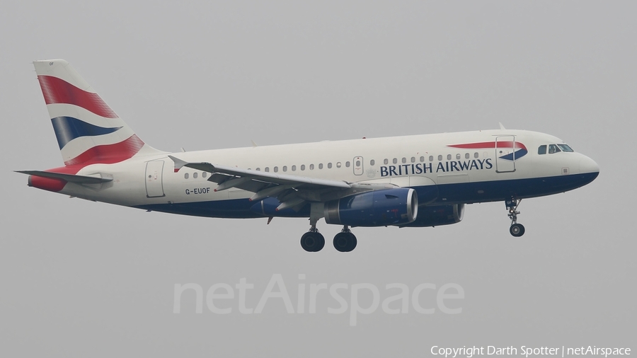 British Airways Airbus A319-131 (G-EUOF) | Photo 216307