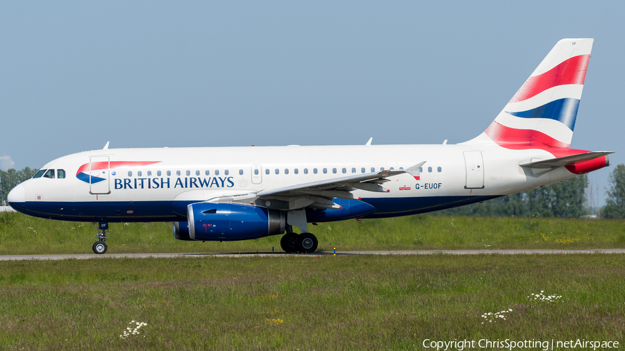 British Airways Airbus A319-131 (G-EUOF) | Photo 256200