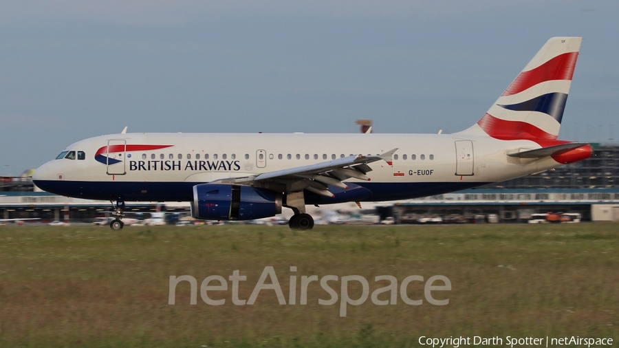 British Airways Airbus A319-131 (G-EUOF) | Photo 217818