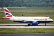 British Airways Airbus A319-131 (G-EUOF) at  Dusseldorf - International, Germany