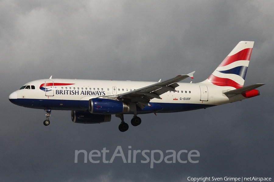 British Airways Airbus A319-131 (G-EUOF) | Photo 87111