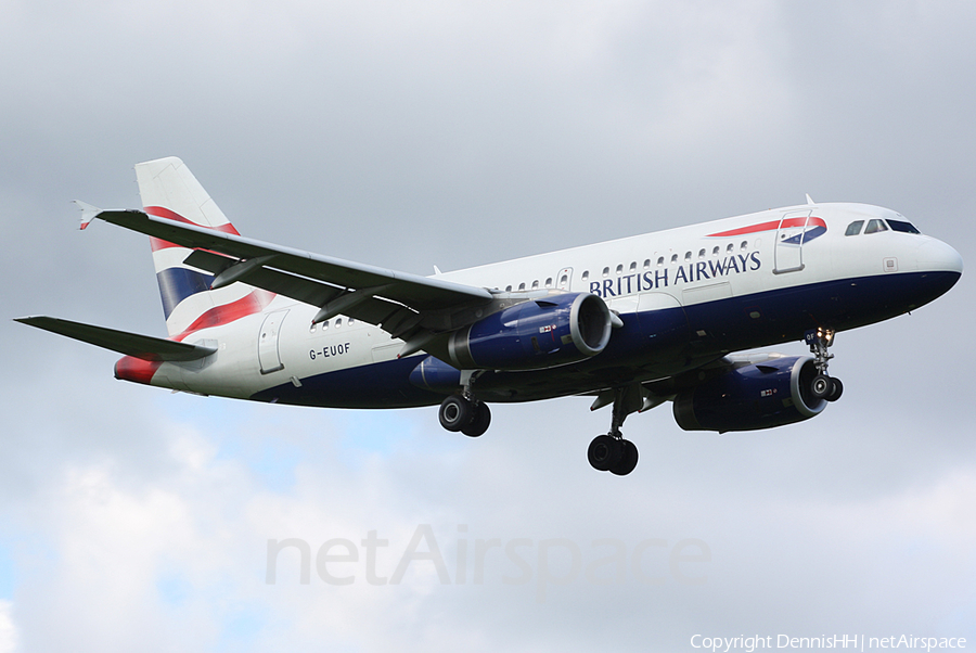 British Airways Airbus A319-131 (G-EUOF) | Photo 407959